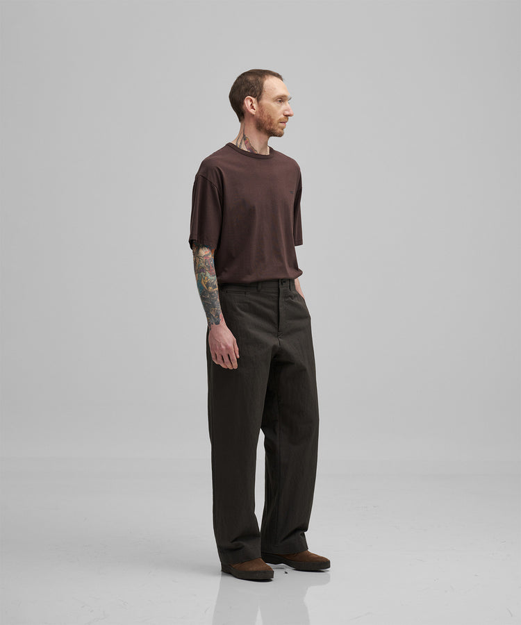 ANOTHER OFFICE  Officer Curved Chino Pants AOFSPT015 ANTRACITE