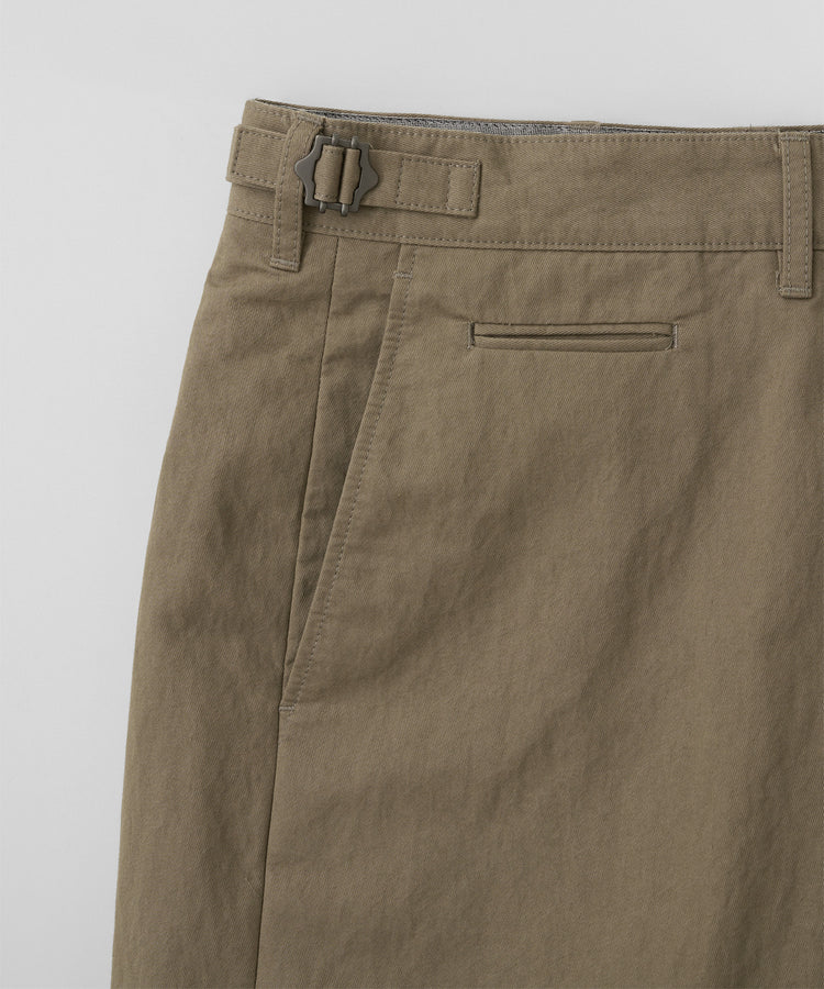 ANOTHER OFFICE  Officer Curved Chino Pants AOFSPT015 KHAKI
