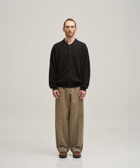 ANOTHER OFFICE  Officer Curved Chino Pants AOFSPT015 KHAKI