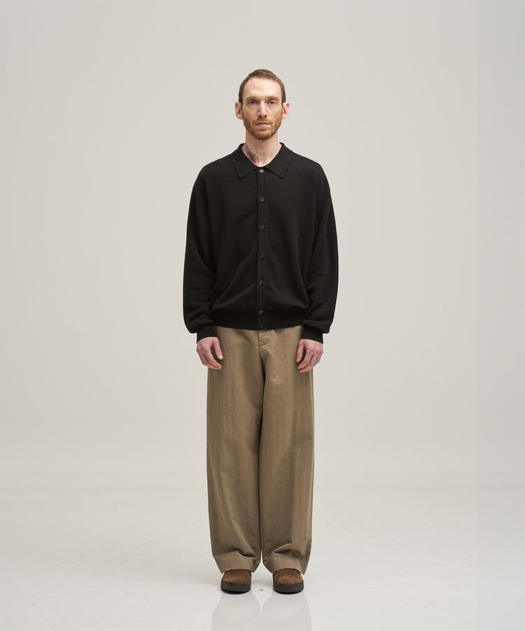 ANOTHER OFFICE  Officer Curved Chino Pants AOFSPT015 KHAKI