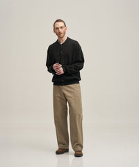 ANOTHER OFFICE  Officer Curved Chino Pants AOFSPT015 KHAKI
