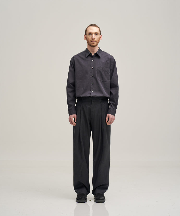 ANOTHER OFFICE  Narrow Stripe Tapered Slacks