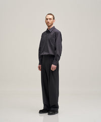 ANOTHER OFFICE  Narrow Stripe Tapered Slacks