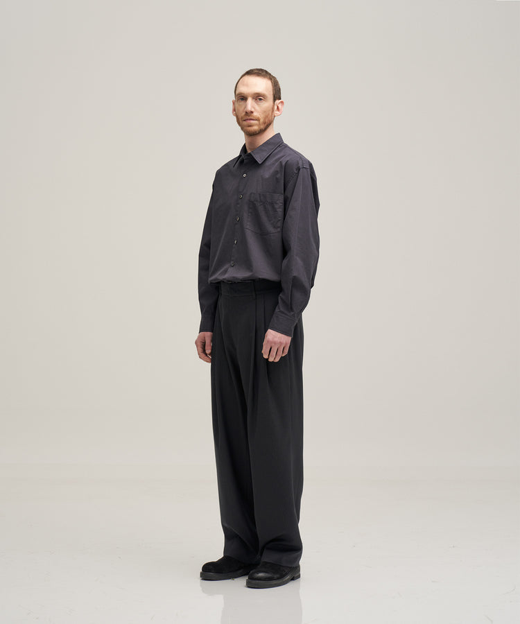 ANOTHER OFFICE  Narrow Stripe Tapered Slacks