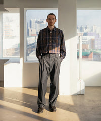 ANOTHER OFFICE  Narrow Stripe Tapered Slacks