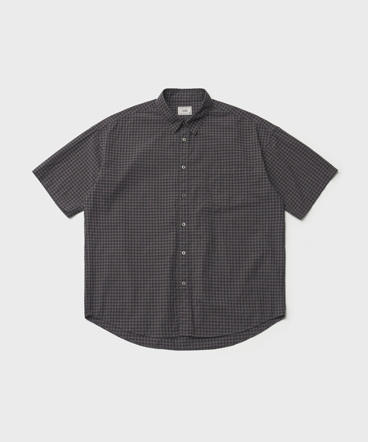 ANOTHER OFFICE  Huge Gingham Check Shirt AOFSSH006
