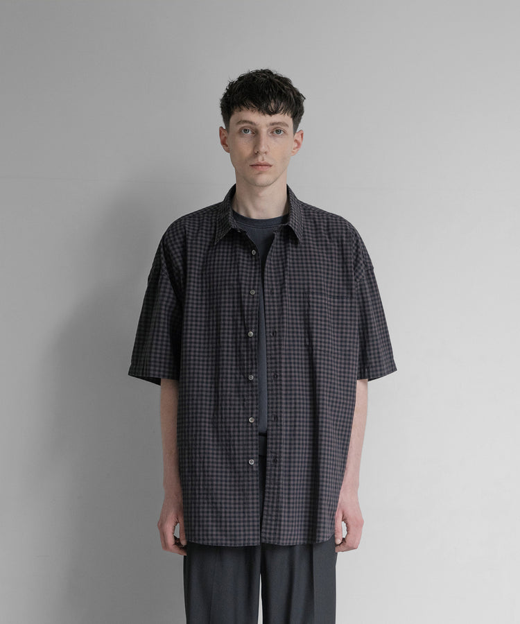 ANOTHER OFFICE  Huge Gingham Check Shirt AOFSSH006