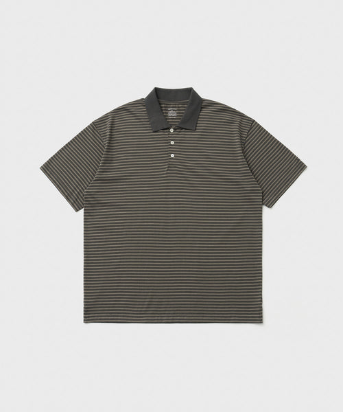 ANOTHER OFFICE Brief Stripe Short Sleeve TEE AOFSTS017 CHARCOAL