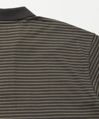 ANOTHER OFFICE  Brief Stripe Short Sleeve TEE AOFSTS017 CHARCOAL