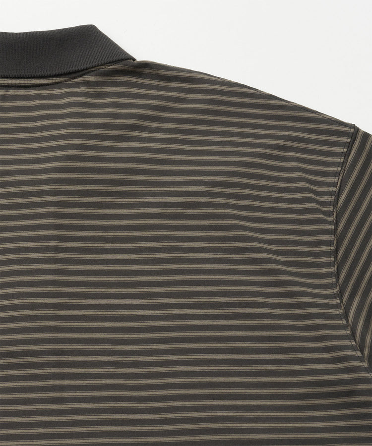 ANOTHER OFFICE  Brief Stripe Short Sleeve TEE AOFSTS017 CHARCOAL