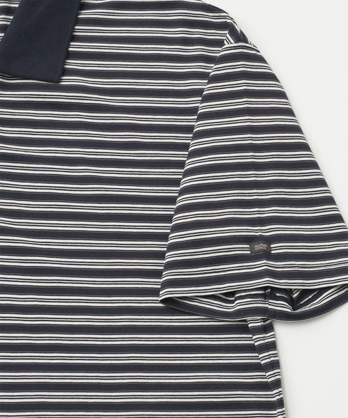 ANOTHER OFFICE  Brief Stripe Short Sleeve TEE AOFSTS017 NAVY
