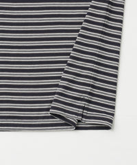 ANOTHER OFFICE  Brief Stripe Short Sleeve TEE AOFSTS017 NAVY