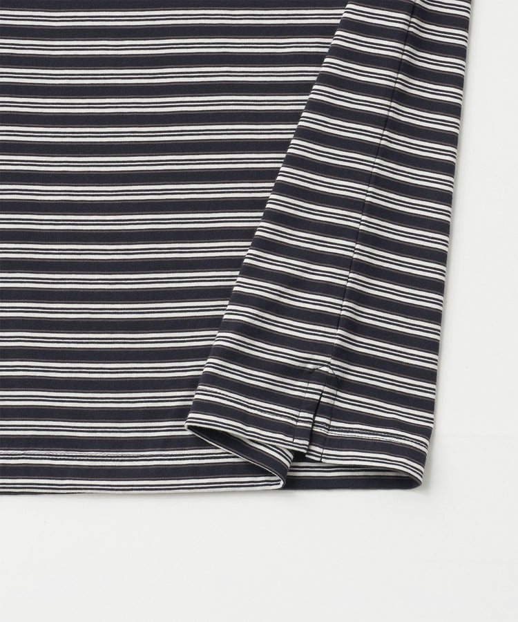 ANOTHER OFFICE  Brief Stripe Short Sleeve TEE AOFSTS017 NAVY
