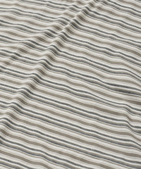 ANOTHER OFFICE Zephyr Stripe Short Sleeve TEE AOFSTS018 LIGHT KHAKI