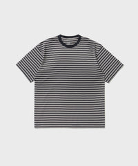 ANOTHER OFFICE Zephyr Stripe Short Sleeve TEE AOFSTS018 NAVY