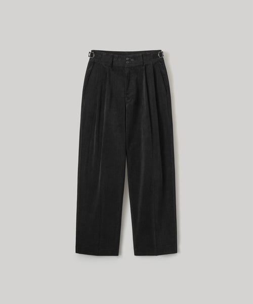 ANOTHER OFFICE Narrow Stripe Tapered Slacks