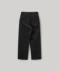 ANOTHER OFFICE  Santiago Officer Corduroy Pants AOFWPT001 BLACK