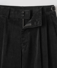 ANOTHER OFFICE  Santiago Officer Corduroy Pants AOFWPT001 BLACK