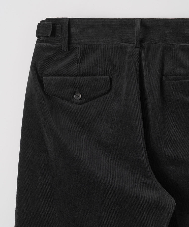 ANOTHER OFFICE  Santiago Officer Corduroy Pants AOFWPT001 BLACK