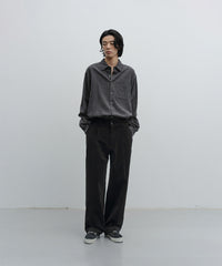ANOTHER OFFICE  Santiago Officer Corduroy Pants AOFWPT001 BLACK