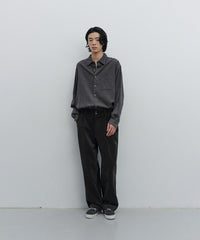 ANOTHER OFFICE  Santiago Officer Corduroy Pants AOFWPT001 BLACK