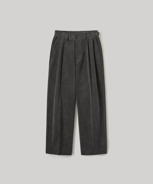 ANOTHER OFFICE Narrow Stripe Tapered Slacks