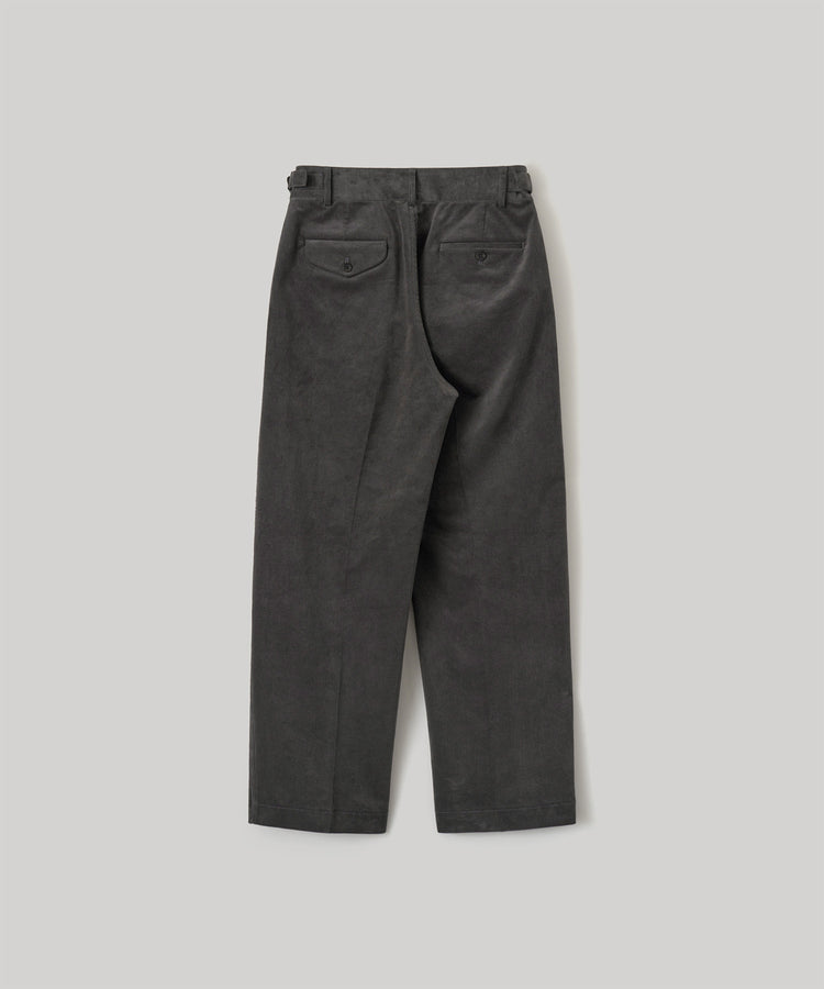 ANOTHER OFFICE Narrow Stripe Tapered Slacks