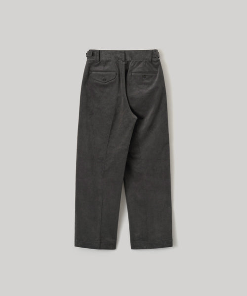 ANOTHER OFFICE  Santiago Officer Corduroy Pants AOFWPT001 GRAPHITE