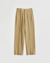 THE SHINZONE / WASHED HIGH WAIST CHINO PANTS BEIGE