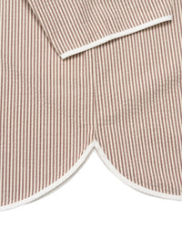 Henley Neck Department Allen Henley Neck Shirt SIDOGRAS Maroon Seersucker