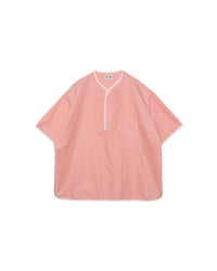 Henley Neck Department   Allen Henley Neck Shirt  SIDOGRAS Pink