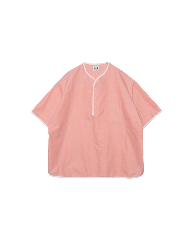 Henley Neck Department   Allen Henley Neck Shirt  SIDOGRAS Pink
