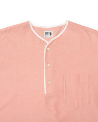 Henley Neck Department   Allen Henley Neck Shirt  SIDOGRAS Pink