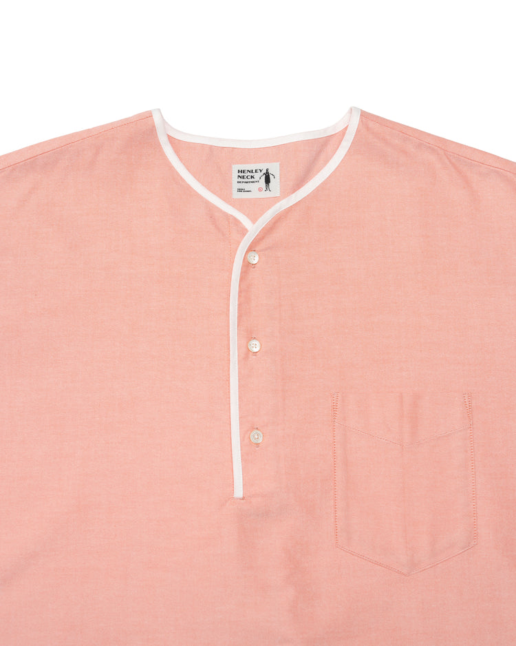 Henley Neck Department   Allen Henley Neck Shirt  SIDOGRAS Pink