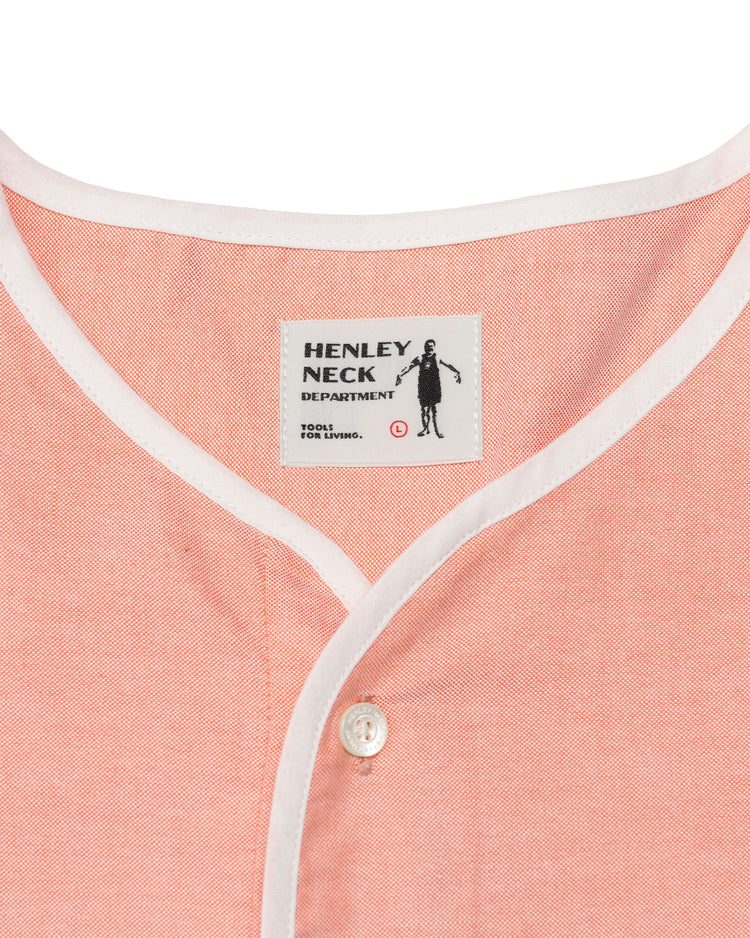Henley Neck Department   Allen Henley Neck Shirt  SIDOGRAS Pink