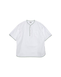 Henley Neck Collection: Allen Henley Neck Shirt, SIDOGRAS White OX