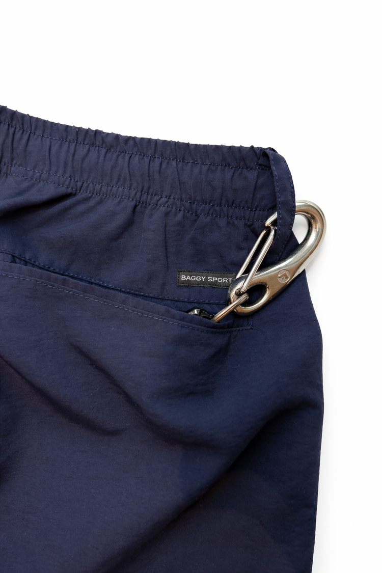 BAGGYSPORTS BA-003 2TUCKS NYLON CHINO NAVY