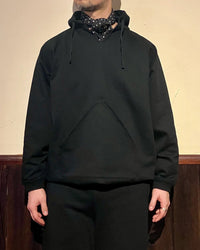 HAVERSACK / 812520　ハイゲージ裏毛　ラグランパーカー 05 BLACK