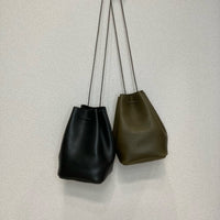 REEL/ Square drawstring bag（スクエア ドローストリング バッグ）