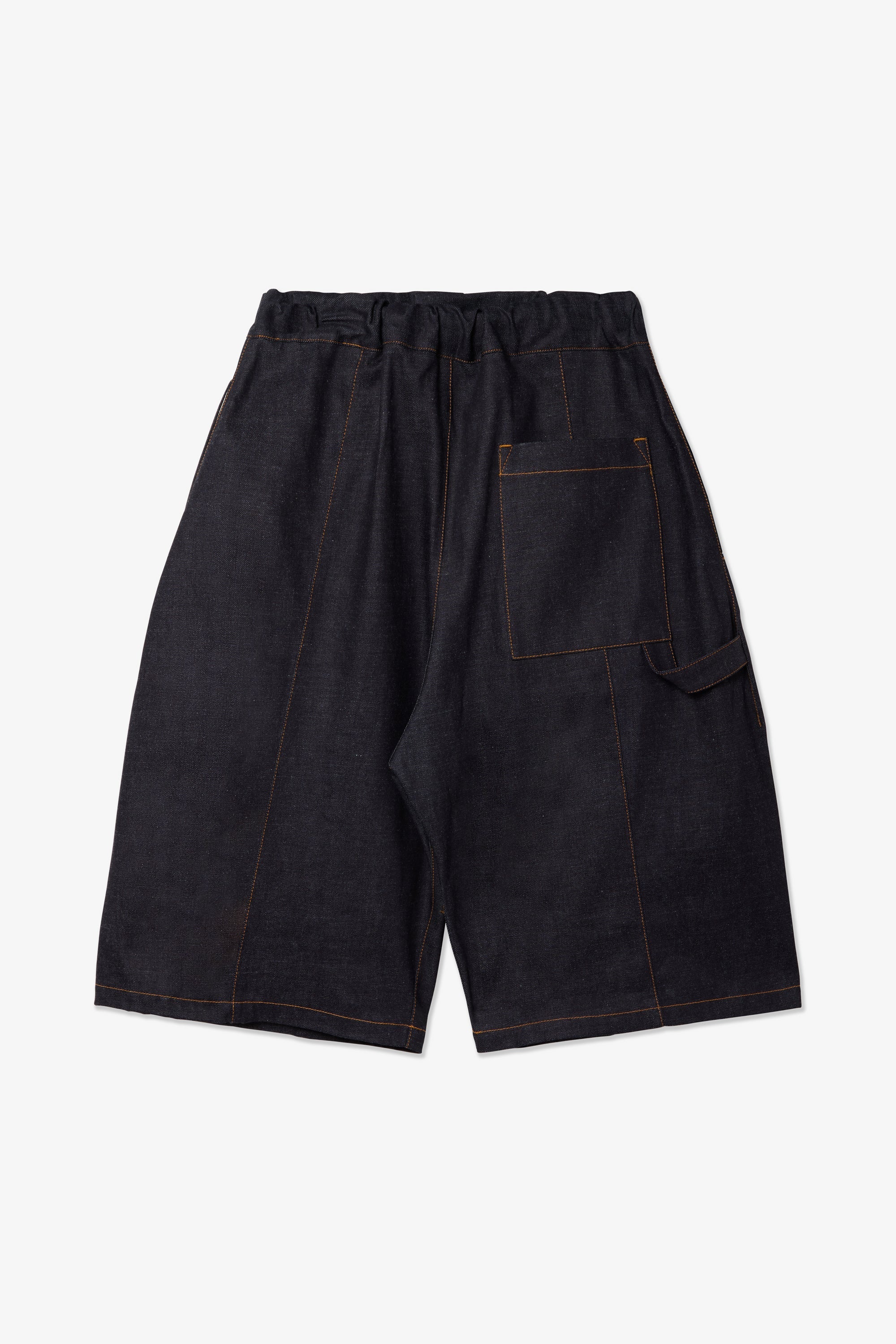 sage NATION Box Pleat Short Denim - Raw Indigo – CASDAY