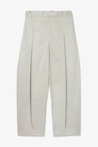 sage NATION  Box Pleat Trouser   Ivory