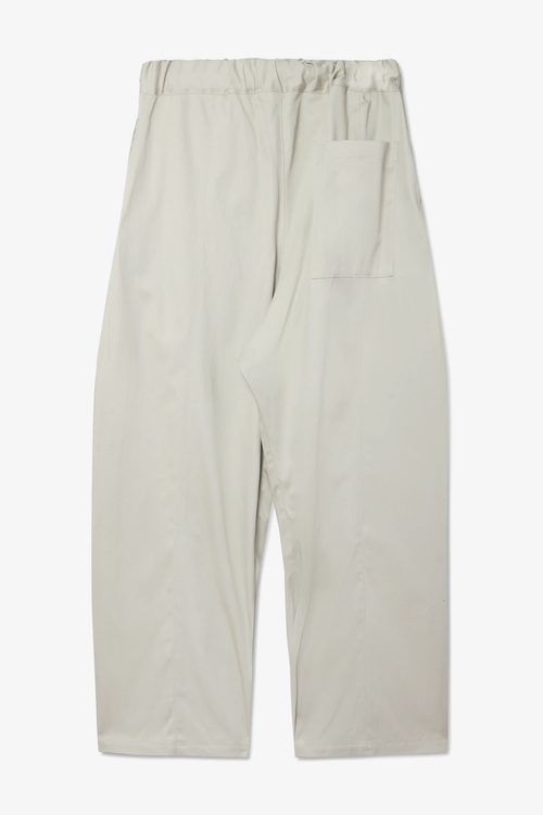 sage NATION Box Pleat Trouser Ivory