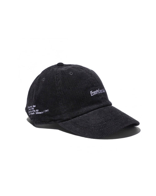 FreshService  CORDUROY CORPORATE CAP BLACK