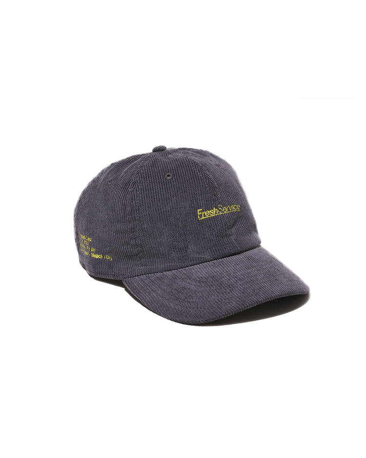 FreshService / CORDUROY CORPORATE CAP D.GRAY