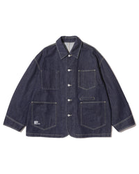 FreshService  CORPORATE DENIM ENGINEER JACKET ONE WASH