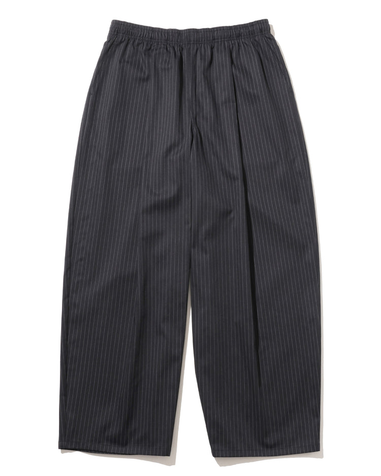 FreshService  CORPORATE WIDE EASY PANTS BLACK STRIPE
