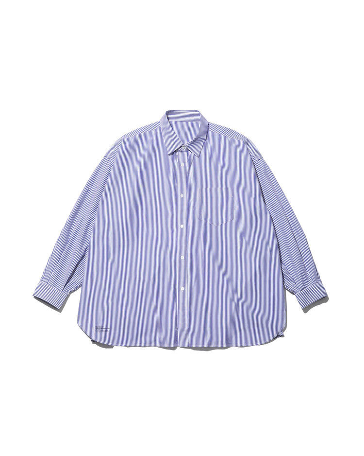 FreshService CORPORATE UNIFORM L/S SHIRT BLUE STRIPE