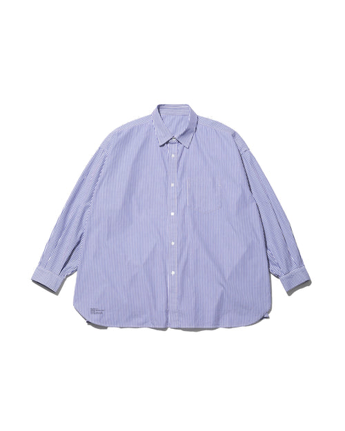 FreshService  CORPORATE UNIFORM L/S SHIRT BLUE STRIPE
