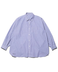 FreshService  CORPORATE UNIFORM L/S SHIRT BLUE STRIPE