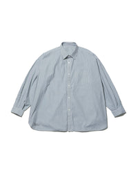 FreshService  CORPORATE UNIFORM L/S SHIRT GREEN STRIPE